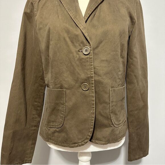 GAP ladies brown lined blazer size 10 - Picture 4 of 9